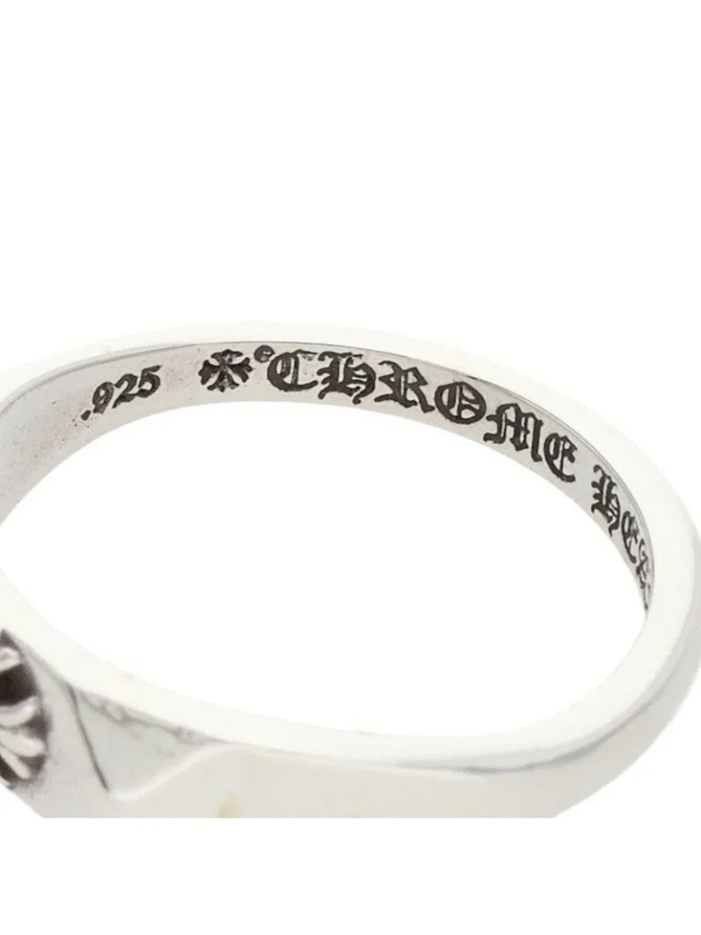Chrome Hearts Bubblgm Pyramid Pls Bubble Gum Plus Silver Ring